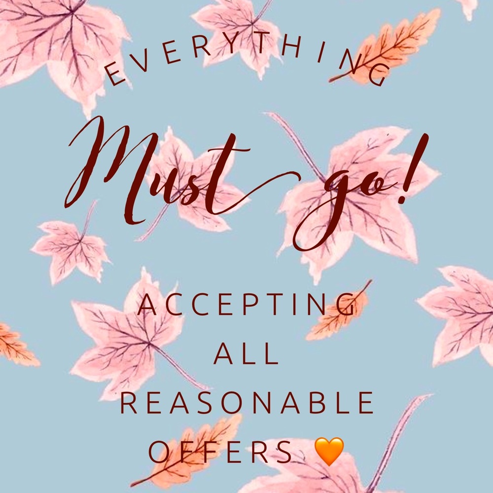 CLOSET IS $20 + UNDER! MUST GO - SEND AN OFFER!